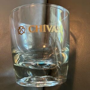 Chivas High Ball Glasses - set of 2 - Clear Glass - Heavy